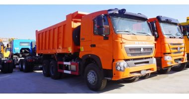 Sinotruk Howo A7 6x4 Dump Truck 371 will sent to Zimbabwe