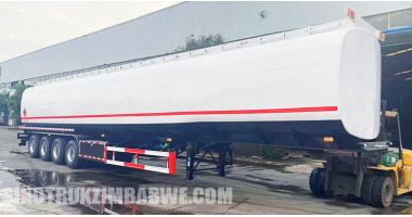 4 Axle Fuel Tanker Trailer will be Sent to Harare Zimbabwe