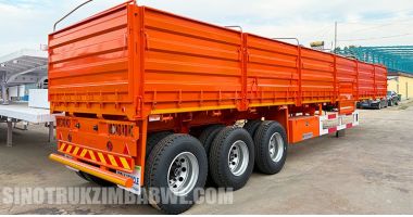 Tri Axle Trailer with Drop Sides will be Sent to Zimbabwe