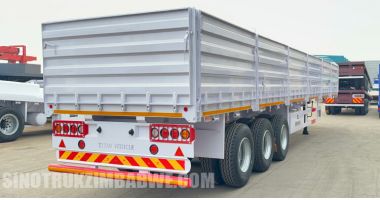 3 Axle Side Wall Trailer will be Sent to Zimbabwe