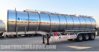45000 Liters Stainless Steel Tanker Trailer will be Sent to Harare
