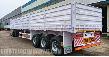Tri Axle Dropside Trailer will be Sent to Harare Zimbabwe