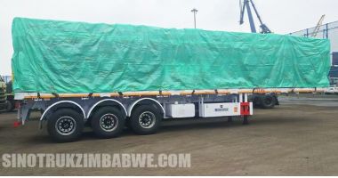 3 Axle Flatbed Trailer will be Sent to Zimbabwe