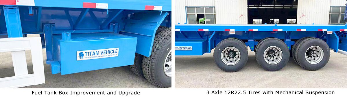 Best 3 Axle Flatbed Semi Trailer for Sale Manufacture in Zimbabwe