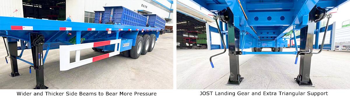 Best 3 Axle Flatbed Semi Trailer for Sale Manufacture in Zimbabwe