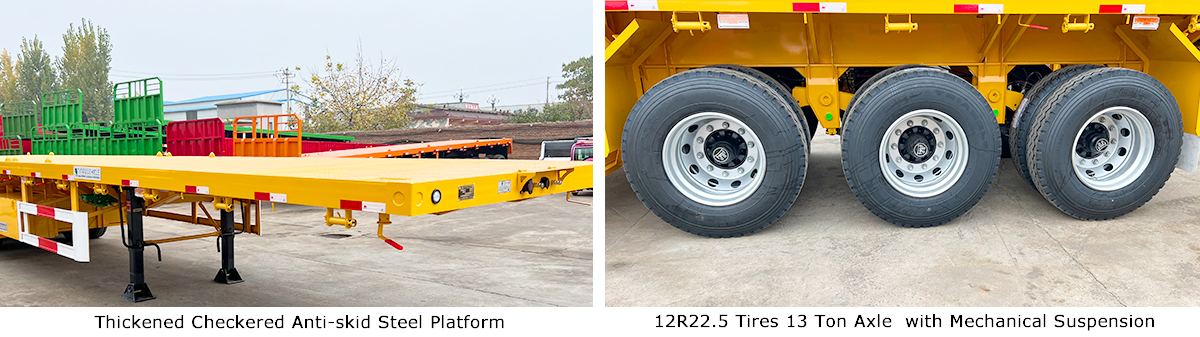 40 Foot 3 Axle Flatbed Trailer for Sale Near me in Zimbabwe