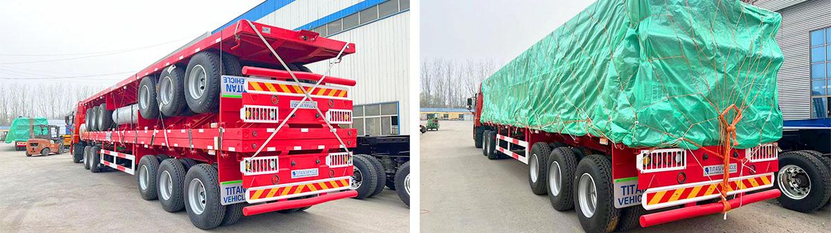 New Tri Axle 40ft Flatbed Trailer for Sale Prices in Zimbabwe