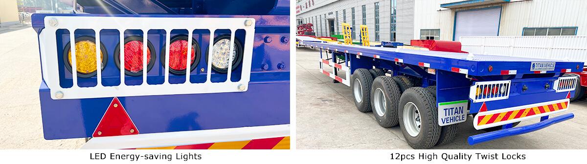 3 Axle Flatbed Trailer Prices | Flat Bed Semi Trailer for Sale in Zimbabwe