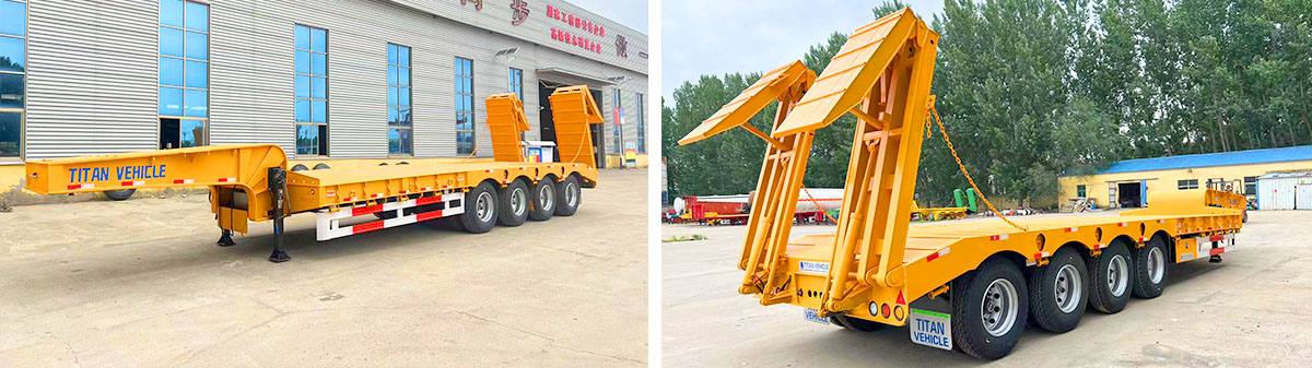 100 Ton Lowbed | 4 Axle Low Bed Trailer Truck for Sale in Zimbabwe