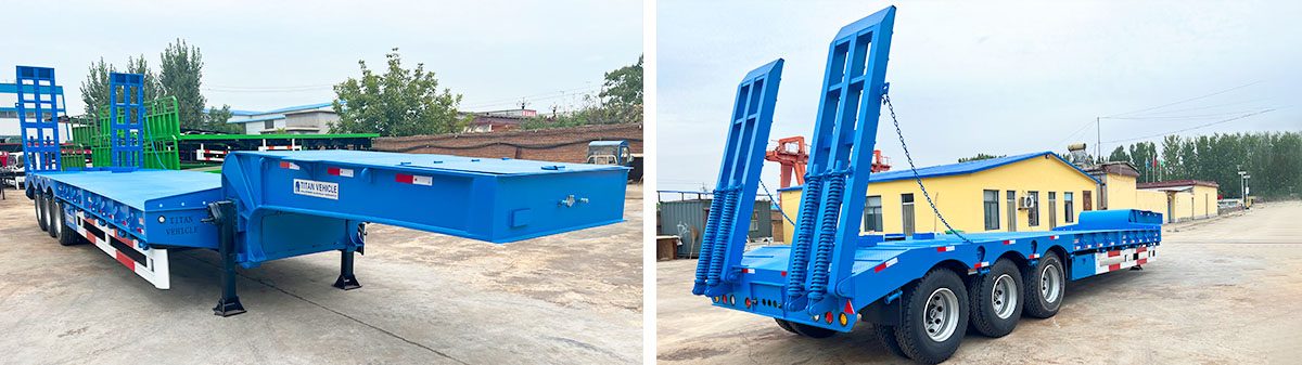 3 Axle 60 Ton Low Bed Trailer for Sale Price in Zimbabwe