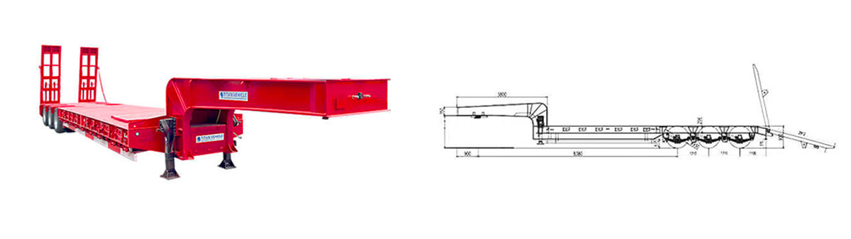 3 Axle Low Loader Truck | Low Loader for Sale in Zimbabwe