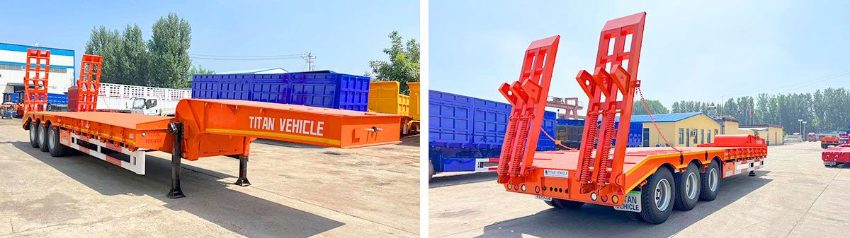 Semi Bed Trailer - 3 Axle Low Bed Semi Trailer for Sale in Zimbabwe