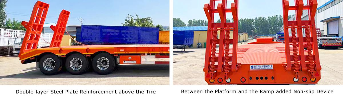 Semi Bed Trailer - 3 Axle Low Bed Semi Trailer for Sale in Zimbabwe