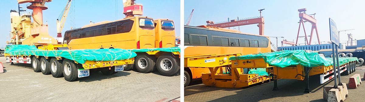 100 Ton Lowbed | 4 Axle Low Bed Trailer Truck for Sale in Zimbabwe
