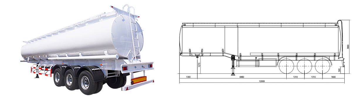 Fuel Tank Semi Trailer - Semi Tanker Trailer for Sale in Zimbabwe