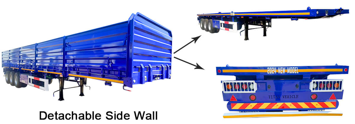 Tri Axle Dropside Trailer for Sale in Zimbabwe