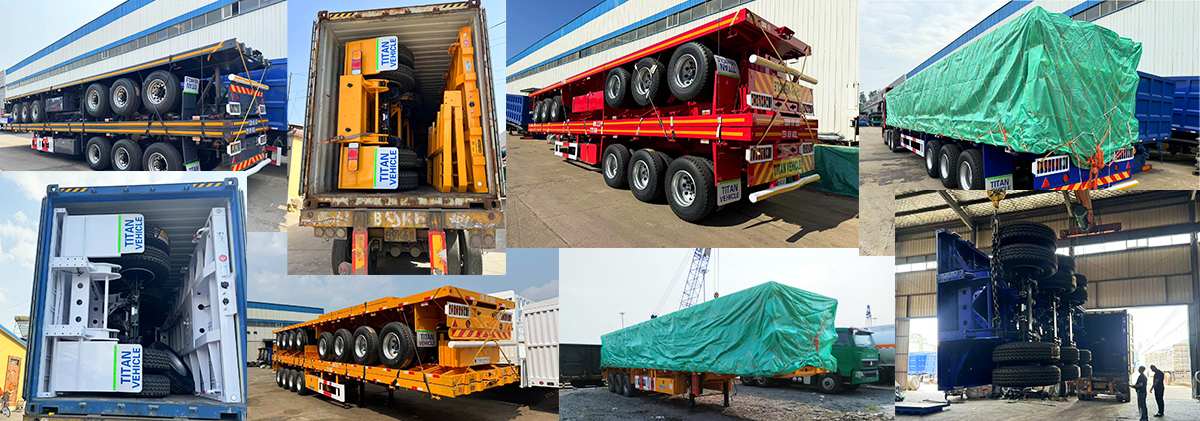 2024 New Type Flatbed Truck Trailer for Sale in Zimbabwe