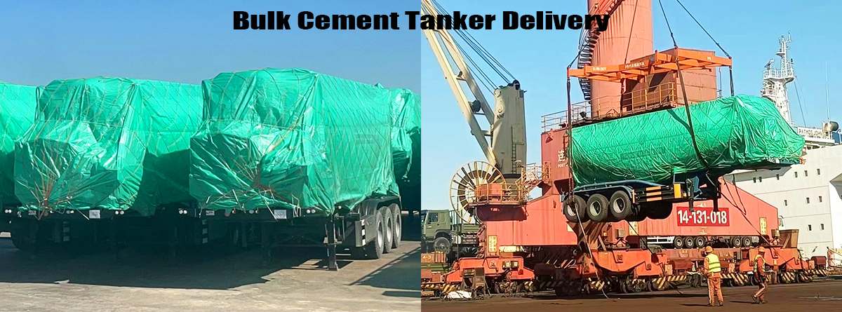 3 Axle Bulk Cement Tanker Trailer for Sale in Zimbabwe