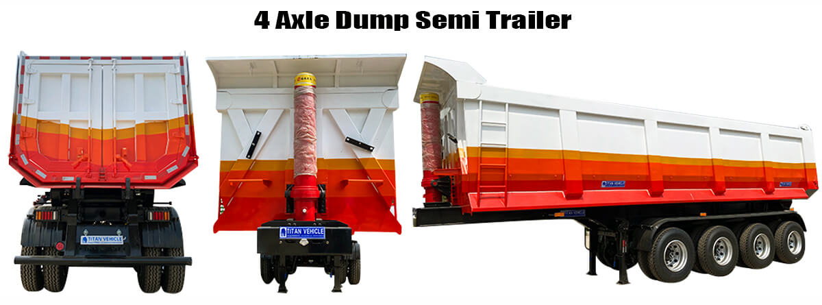 3 Axle Semi Dump Trailer for Sale in Zimbabwe