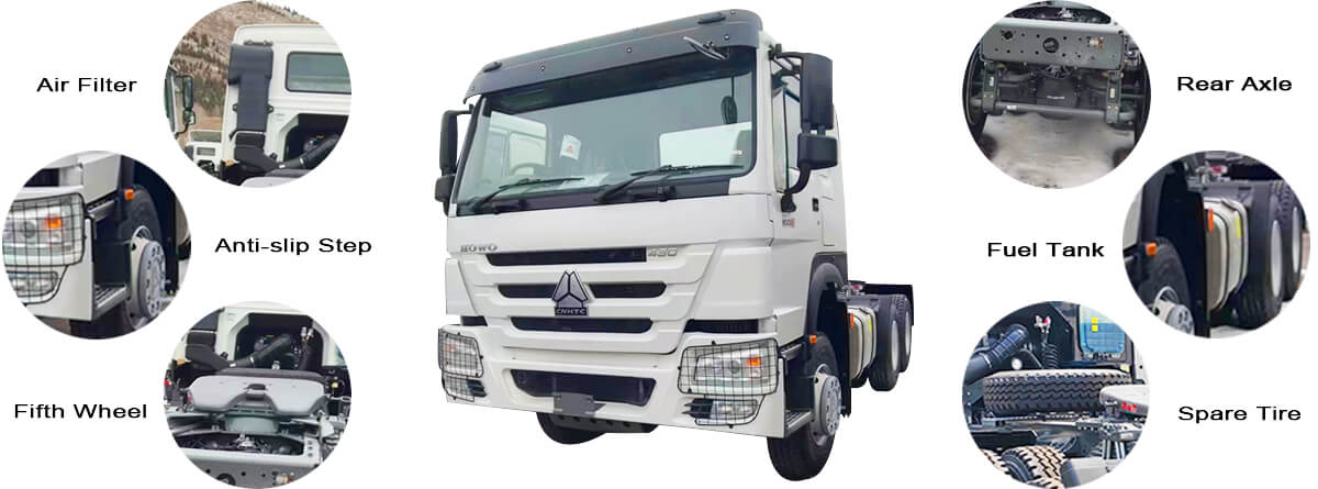 Sinotruk Howo 6x4 Tractor Truck for Sale in Zimbabwe