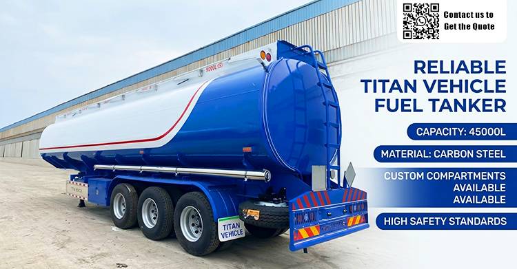 Fuel Tanker Trailer for Sale in Zimbabwe | 30,000L-60,000L