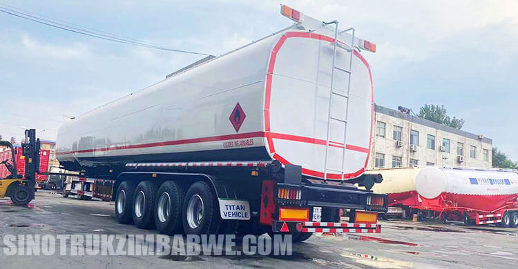 4 Axle Fuel Tanker Trailer for Sale in Harare Zimbabwe