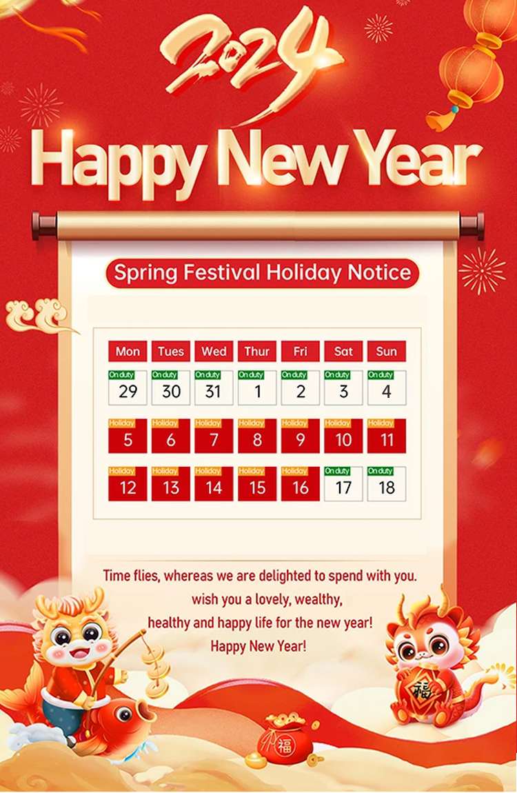 SinotrukZimbabwe 2024 Spring Festival Holiday Notice