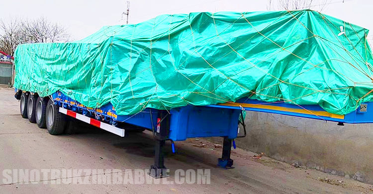 4 Axle 100 Ton Low Bed Trailer Price in Harare Zimbabwe