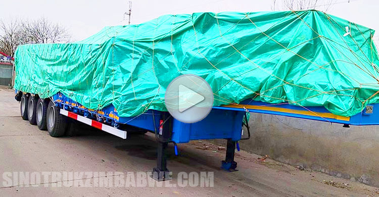 4 Axle 100 Ton Low Bed Trailer Price in Harare Zimbabwe