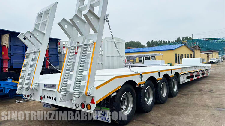 100 Ton Low Bed Trailer Price in Zimbabwe