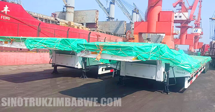 100 Ton Low Bed Trailer Price in Zimbabwe