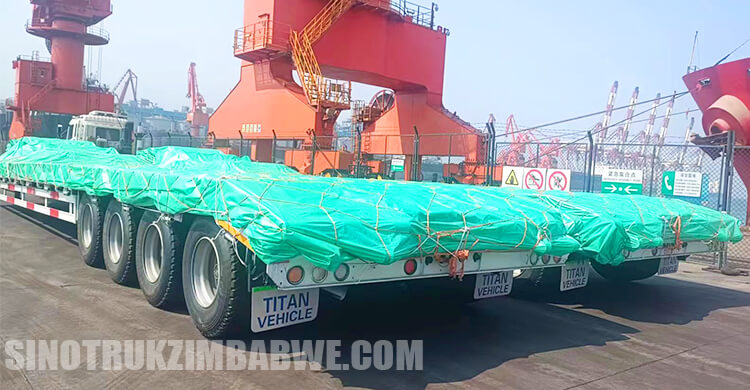 100 Ton Low Bed Trailer Price in Zimbabwe