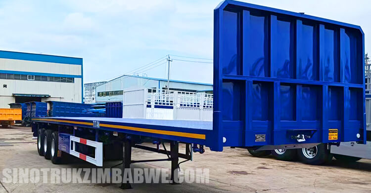 3 Axle Flatbed Truck Trailer for Sale in Harare Zimbabwe