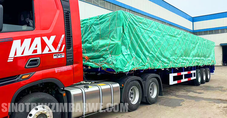 3 Axle Flatbed Truck Trailer for Sale in Harare Zimbabwe