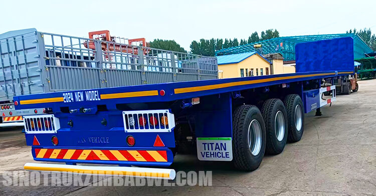 3 Axle Flatbed Truck Trailer for Sale in Harare Zimbabwe