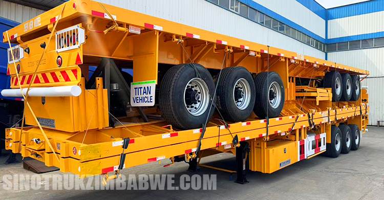 3 Axle Flatbed Tractor Trailer for Sale in Harare Zimbabwe