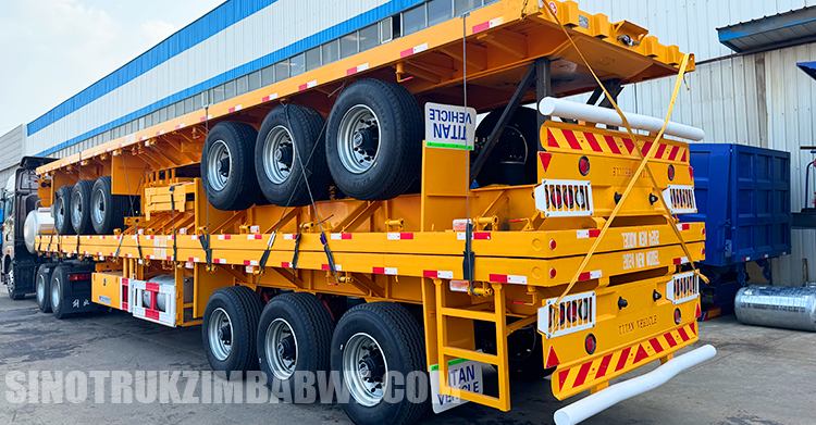3 Axle Flatbed Tractor Trailer for Sale in Harare Zimbabwe