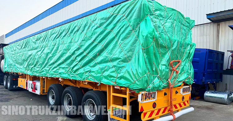 3 Axle Flatbed Tractor Trailer for Sale in Harare Zimbabwe