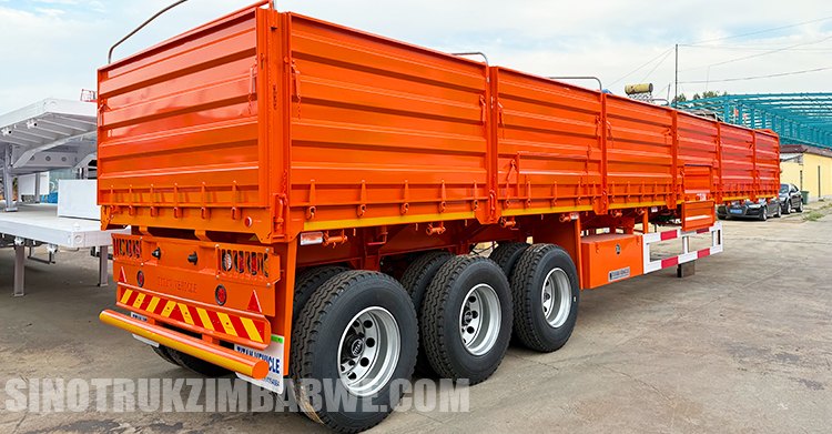 Tri Axle Trailer with Drop Sides for Sale in Zimbabwe
