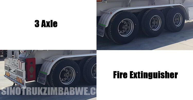 3 Axle Petrol Tanker Trailer for Sale in Zimbabwe