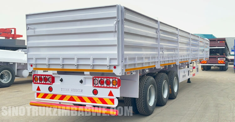 3 Axle Side Wall Trailer for Sale in Zimbabwe