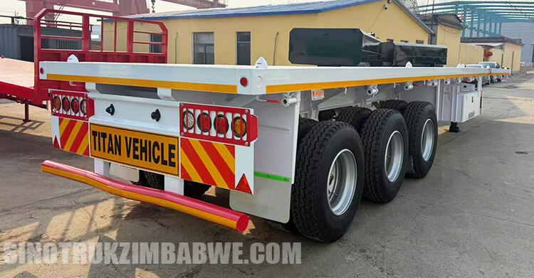 40 Foot 3 Axle Flatbed Semi Trailer for Sale in Harare Zimbabwe