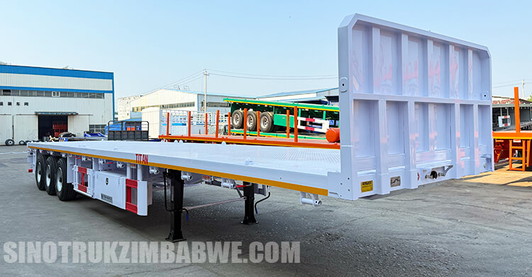 3 Axle Flatbed Truck Trailer for Sale in Zimbabwe