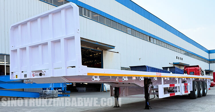 3 Axle Flatbed Truck Trailer for Sale in Zimbabwe