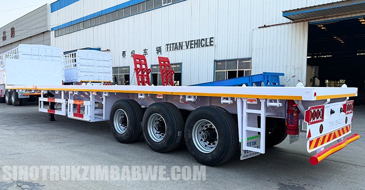 3 Axle Flatbed Truck Trailer for Sale in Zimbabwe