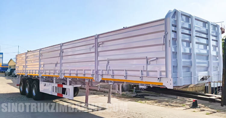 Dropside Tri Axle Trailer will be Shipped to Bulawayo Zimbabwe