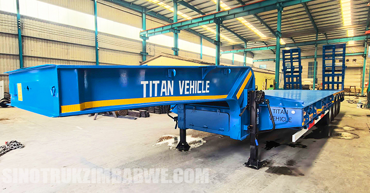 4 Axle 100 Ton Lowbed Trailer for Sale in Zimbabwe