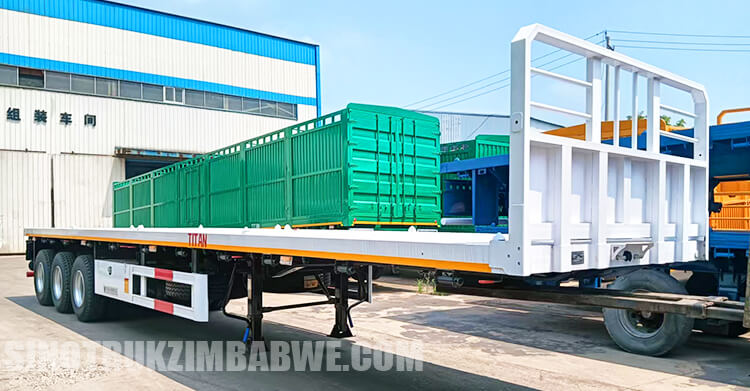 Tri Axle Flatbed Trailer for Sale in Zimbabwe