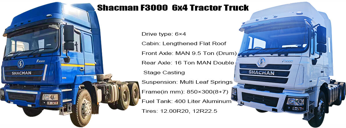 Shacman Tractor Truck for Sale Price in Zimbabwe