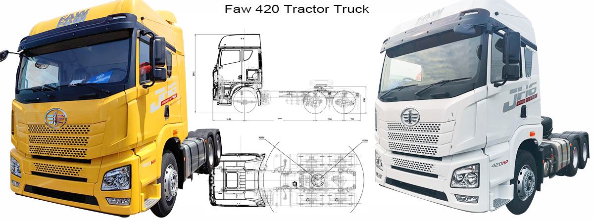 Faw Tractor Truck Head Truck for Sale in Zimbabwe